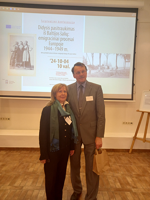 Dr. Iivi Zájedová Prahos Karolio Universitetas - Estija - Čekijos Respublika ir LGGRTC istorikas dr. J.Banionis.jpg