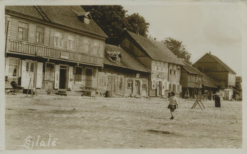 Šilalė. Turgaus aikštė. XX a. 3 deš. Fot. Kazys Lukšys. Lietuvos nacionalinis muziejus. Epaveldas_INT.lt