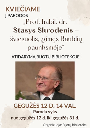 Stasio Skrodenio paroda