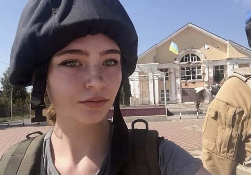Katia įsiamžino Rusijos Kursko srityje Sudžoje, kol kas tai pirma jos kelionė į užsienį