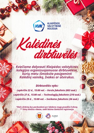 Kalėdinės dirbtuvėlės
