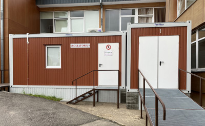 Mobiliame namelyje įkurdintas ligoninės izoliatorius