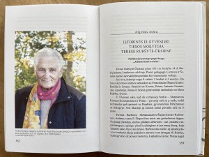 Istorinės ir gyvenimo tiesos mokytoja Teresė Rubšytė-Ūksienė