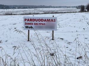 Per metus žemė pabrango dešimtadaliu