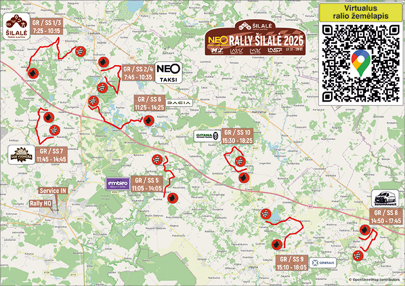 &bdquo;NEO Rally &Scaron;ilalė&ldquo;: varžysis daugiau nei 100 ekipažų