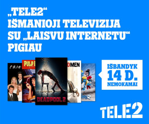 Nauji i&scaron;maniosios &bdquo;Tele2&rdquo; televizijos pasiūlymai