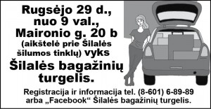 Bagažinių turgelis Šilalėje