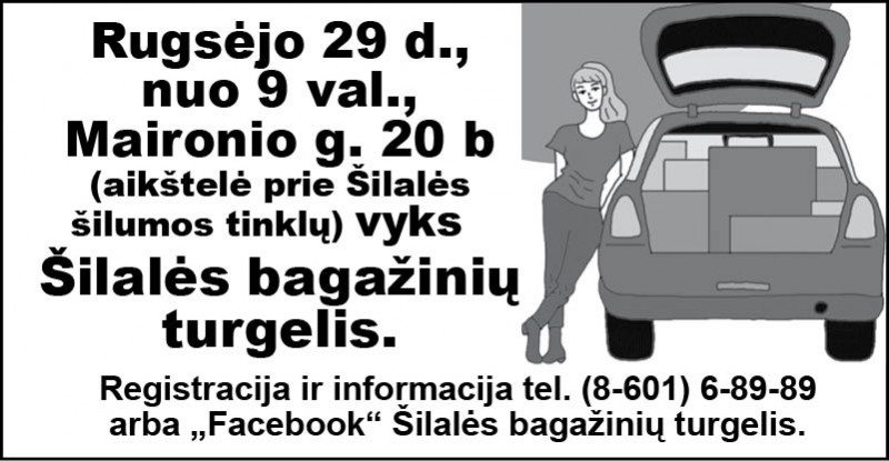 Bagažinių turgelis Šilalėje
