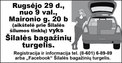 Bagažinių turgelis Šilalėje