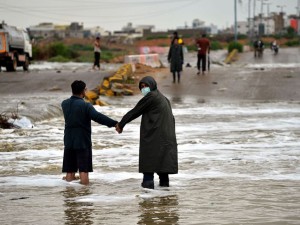 Popiežius paragino padėti potvynio nusiaubtam Pakistanui