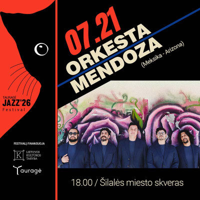 Meksikos ritmais pulsuojanti &bdquo;Orkesta Mendoza&ldquo; pirmą kartą koncertuos &Scaron;ilalėje