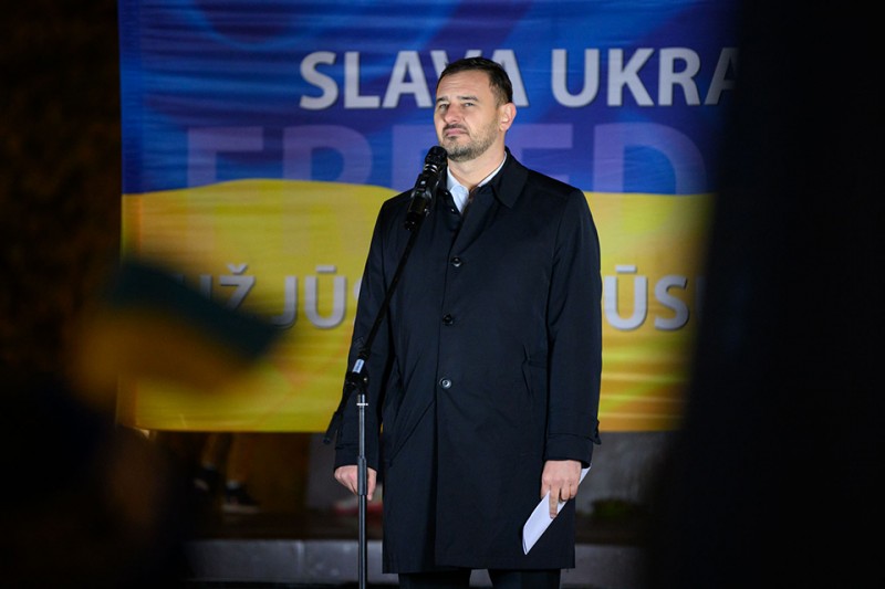 Ukrainos ambasadorius Lietuvoje Petro Bešta: „Stipru, kad laikydami rankose ginklus, mūsų poetai sugeba kurti“