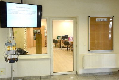 Atnaujintas „langelis“ dar „neatpažįstamas“, nenurodytos ir darbo valandos... A. AMBROZOS nuotr.