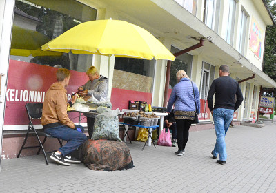 Parduodantieji savo išaugintas daržoves tapo pasipelnymo šaltiniu verslininkams
