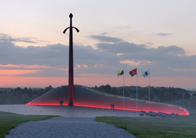 Kryžkalnyje – memorialas Lietuvos partizanams 