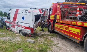 Į avariją pateko Šilalės medikų ekipažas