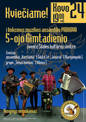 Muzikos ansamblio „Padkava“ gimtadienis