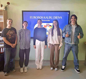 Europos kalbų diena gimnazijoje