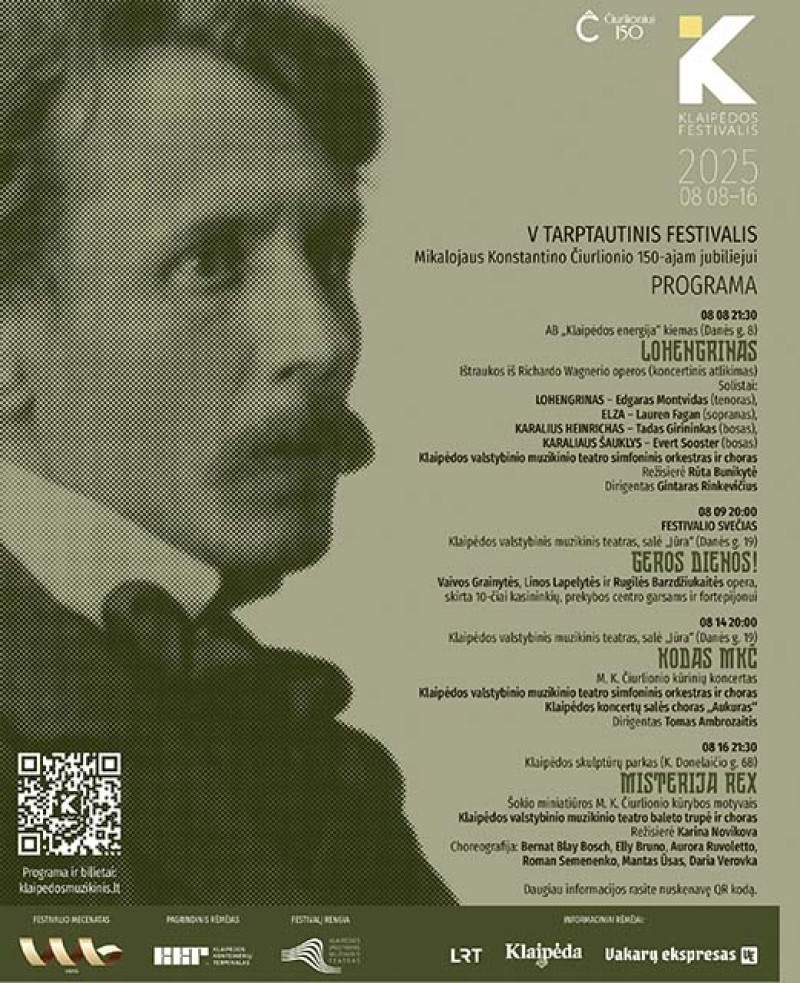 V TARPTAUTINIS FESTIVALIS M. K. Čiurlionio 150-ajam jubiliejui