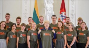 „Misija Sibiras“ dalyviai su Prezidente