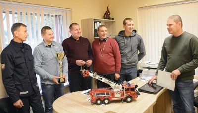 Iš kairės: Steponas Kinderis, Marius Kabanovas, Mintaras Giga, Antanas Pamedytis, Ignas Gužauskis, Evaldas Lazdauskas
