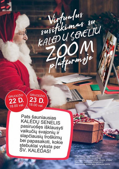 Virtualus susitikimas su Kalėdų seneliu
