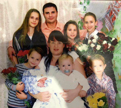 Paskutinė Volodymyro nuotrauka su šeima