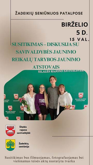 Susitikimas-diskusija Žadeikių seniūnijoje
