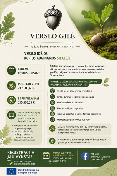 &bdquo;Verslo gilė&ldquo; &Scaron;ilalėje&nbsp;