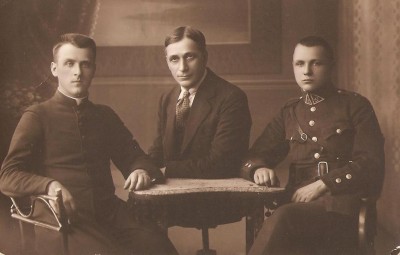 Trys broliai Sugintai: Benediktas, Pranas, Juozas